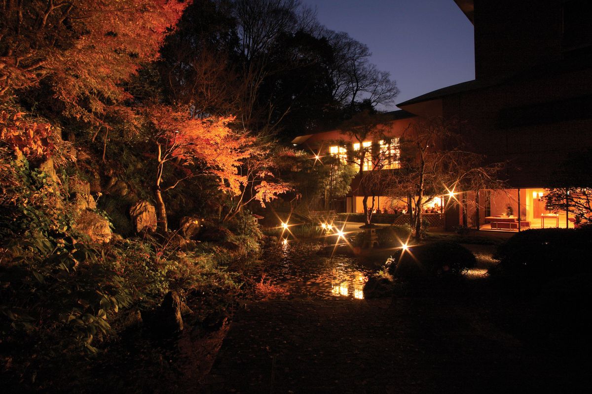 Exterior night view of Hyatt Regency Kyoto